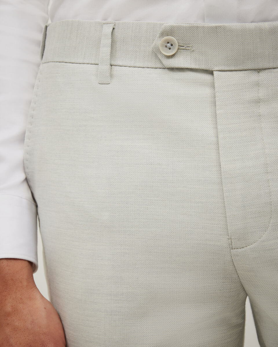 Textured Tailored Pant, Light Grey, hi-res
